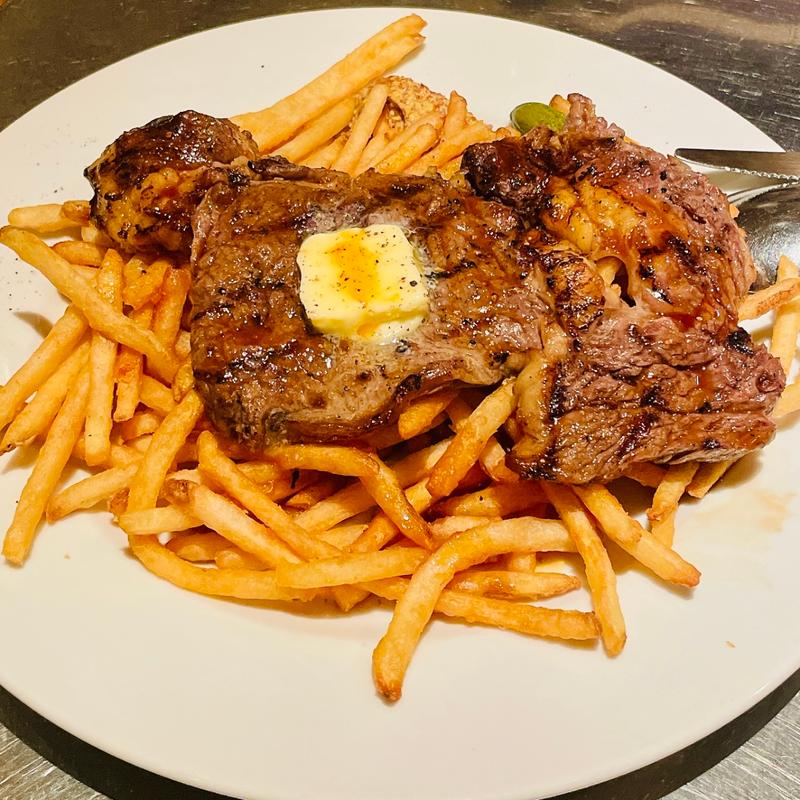 ステーキランチ　フレンチフライ付き(ブルックリンパーラー新宿)