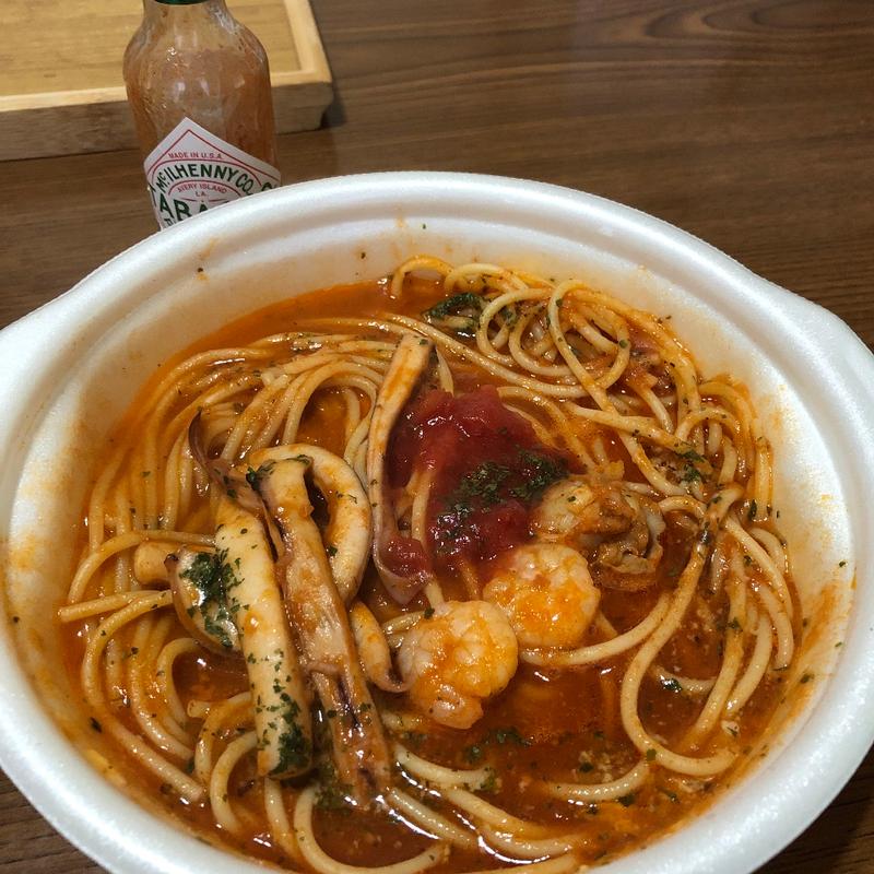 魚介のトマトパスタスープ仕立て(セブンイレブン 足利八幡町店)