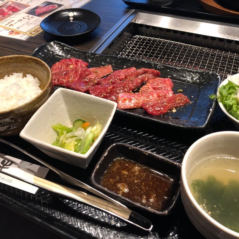 山牛焼肉ランチ(焼肉名匠 山牛 寒河江店)