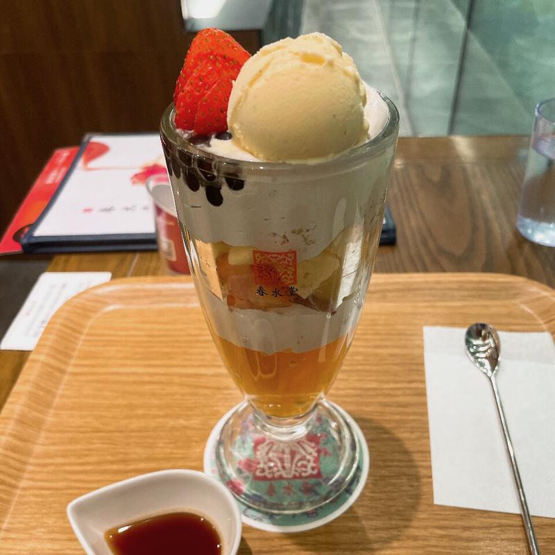 台湾パフェ　紅茶アフォガード(春水堂 グランフロント大阪店)