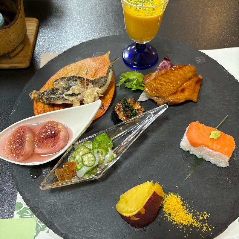 先付け(雨情の宿　新つた )