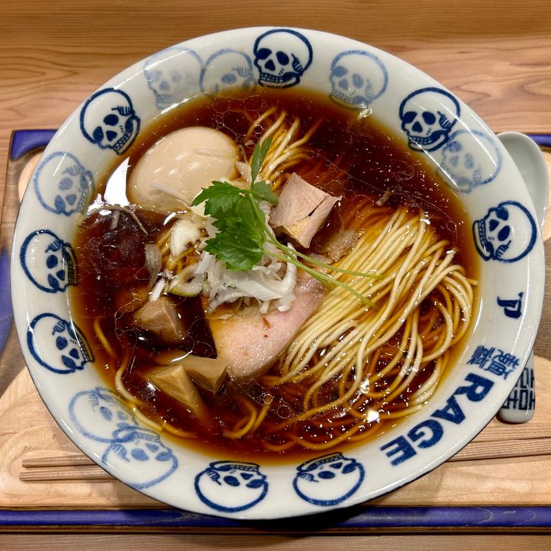 味玉軍鶏そば(麺尊 rage（レイジ）)