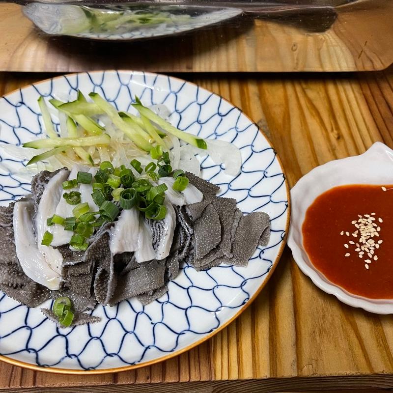 センマイ刺し(ホルモンWABISABI DX)