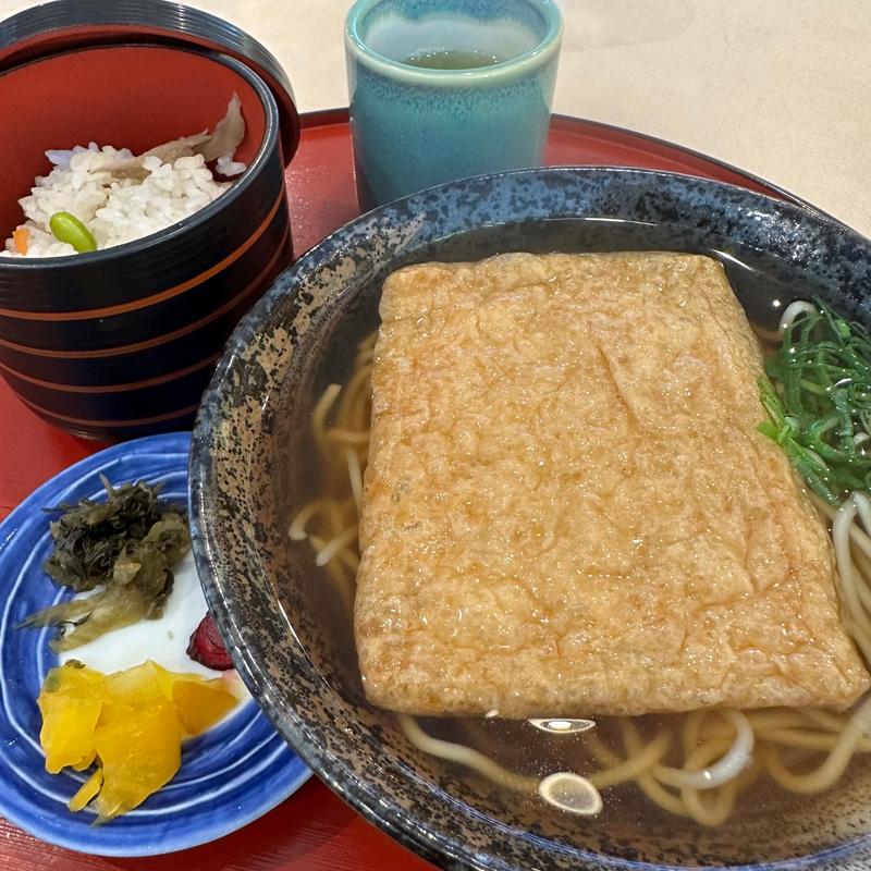 まねきえきそばと枝豆ご飯(和ダイニングまねき 白龍城店)