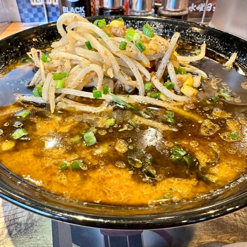 黄金の味噌ラーメンBLACK(らあめん花月嵐 中山駅前店)