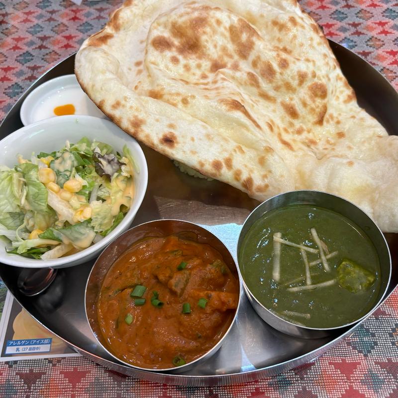 ベジタブルランチセット(ヒマラヤ)