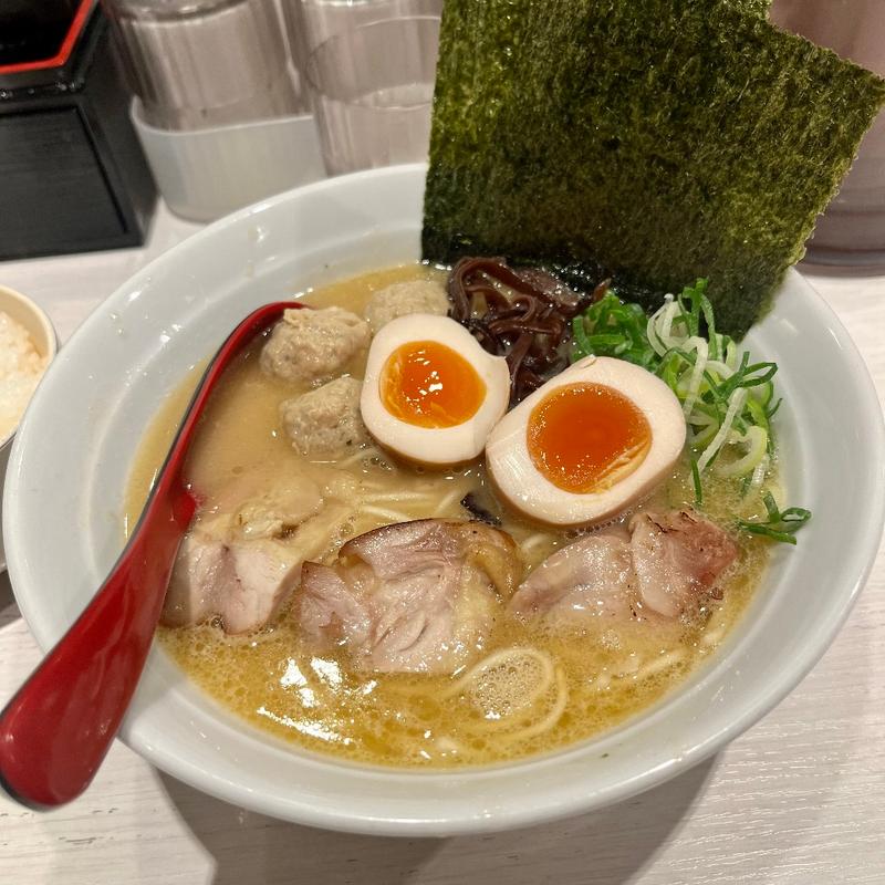 特製超濃厚鶏白湯そば(濃厚京鶏白湯らーめん めんや 美鶴 （ミツル）)