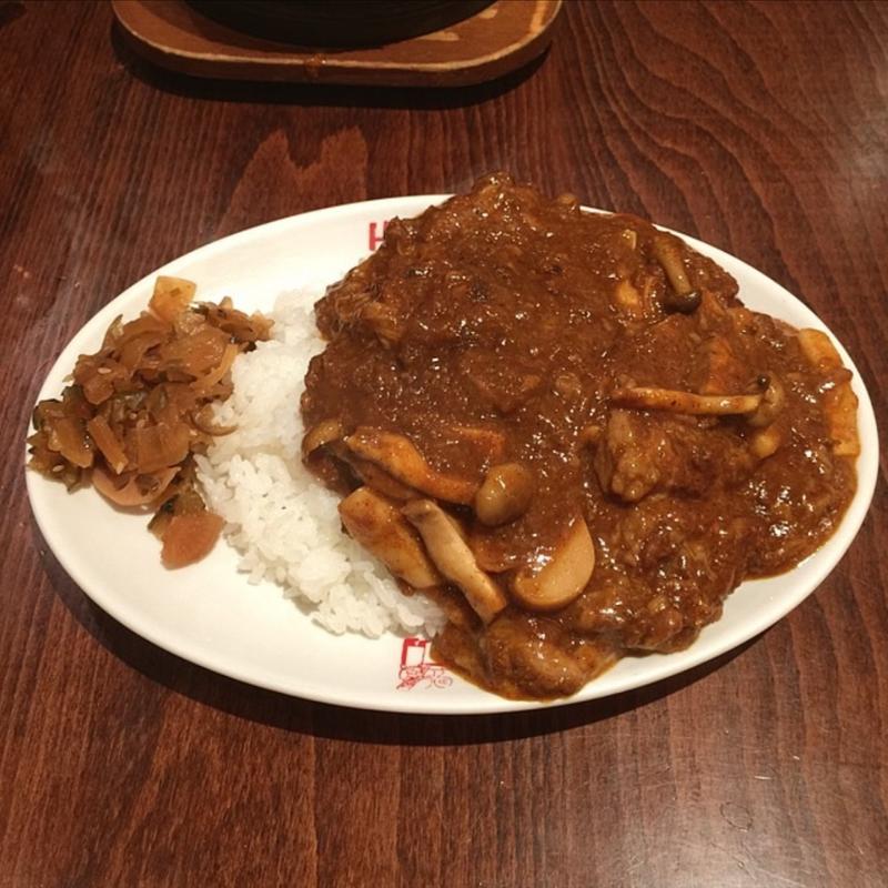 きのこと牛すじ煮込みカレー(Hot Spoon 丸の内店)