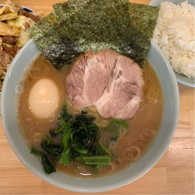 ラーメン並:キャベチャー(えんふく家)