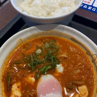 牛豆腐キムチチゲセット(松屋 多摩愛宕店 )