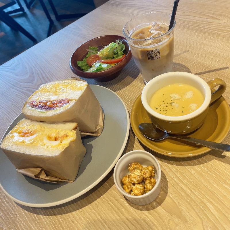 タマゴサンド&ミックスサンドセット(髙木珈琲 イオンタウン松原店)