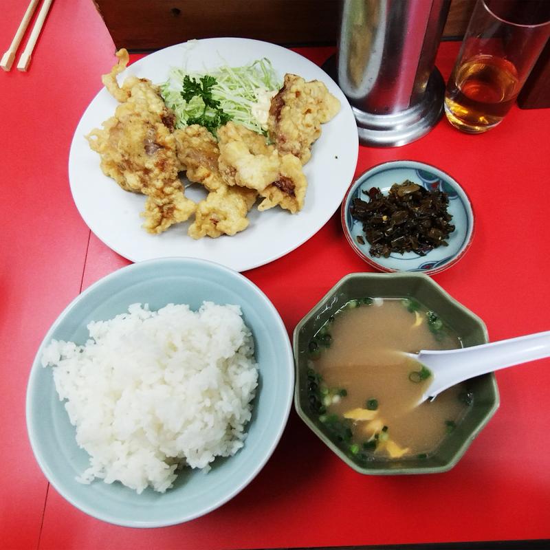 豚肉天婦羅定食(萬品香)