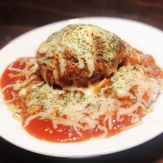 焼き麺崩しボロネーゼ(ブタとエスプレッソと)