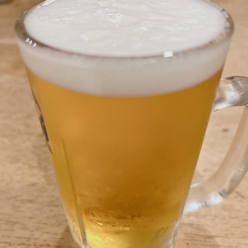 生ビール(北沢カレー食堂 茄子おやじ)