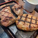 ロースステーキ＆ハンバーグ