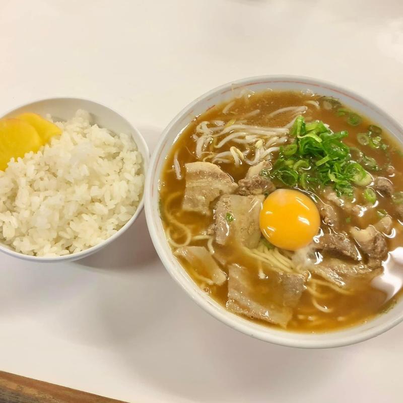 肉入り中 ライス(中華そば いのたに 本店)