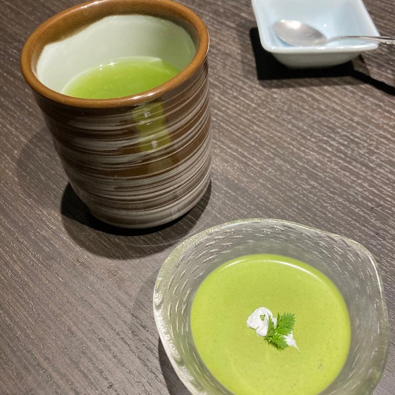 抹茶ムース(博多 かに福)