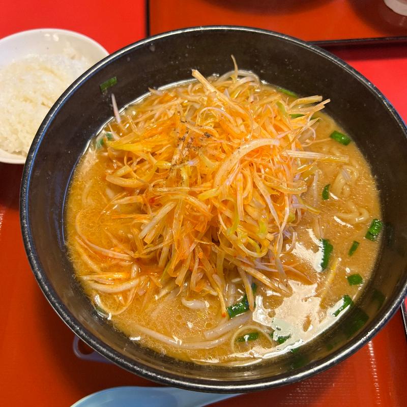 ネギ味噌ラーメン大盛(くるまやラーメン 南流山店)