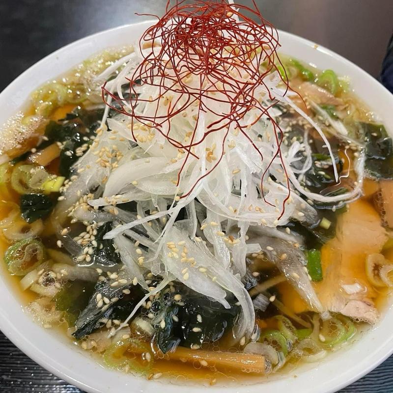 わかめしょうゆらーめん(魚ぶし屋 )