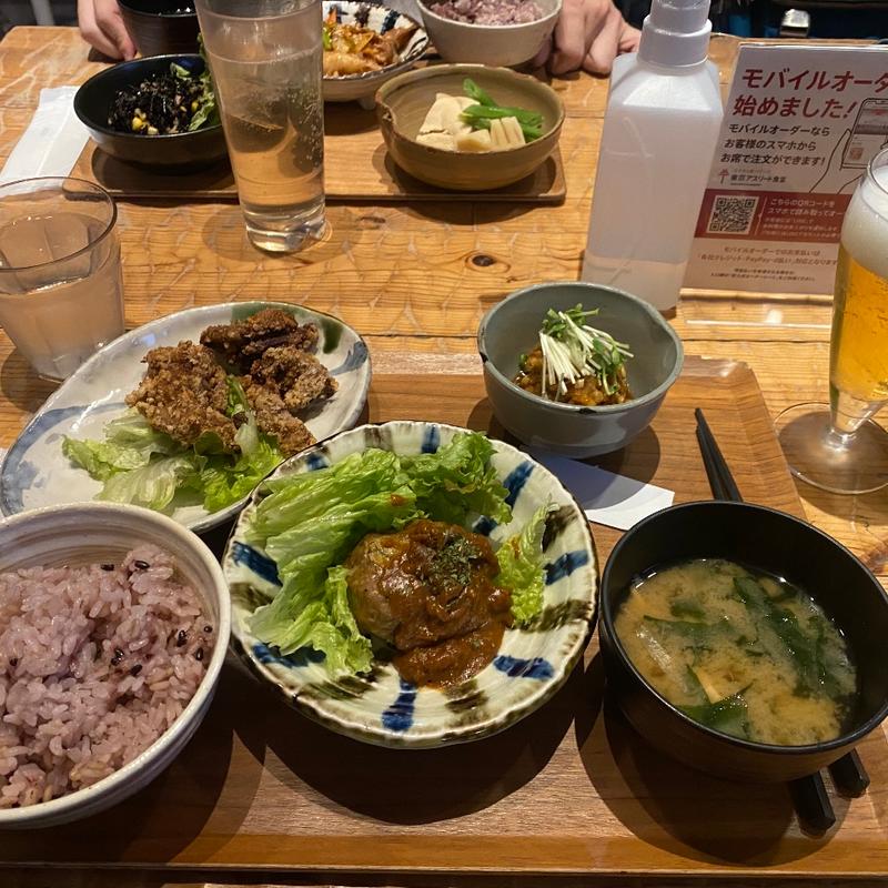 一汁一飯三主菜の定食(鹿屋アスリート食堂 本店 )