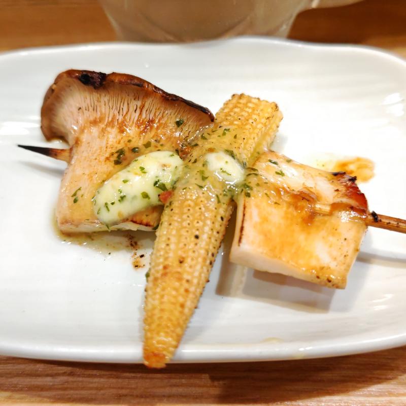 エリンギコーン(動物園通りもつ肉店)