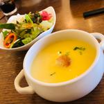 ランチスープ & サラダ(洋食屋 青空 （ヨウリョクヤ アオゾラ）)