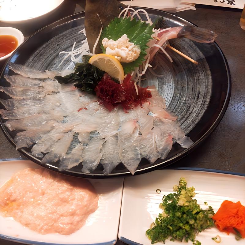 カワハギ(居酒屋 まる家 西中洲 （まるや）)