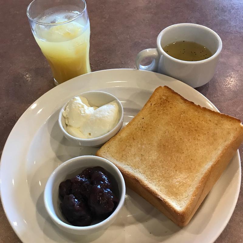 トースト小倉あん＋マスカル(ガスト 三河田原店 )