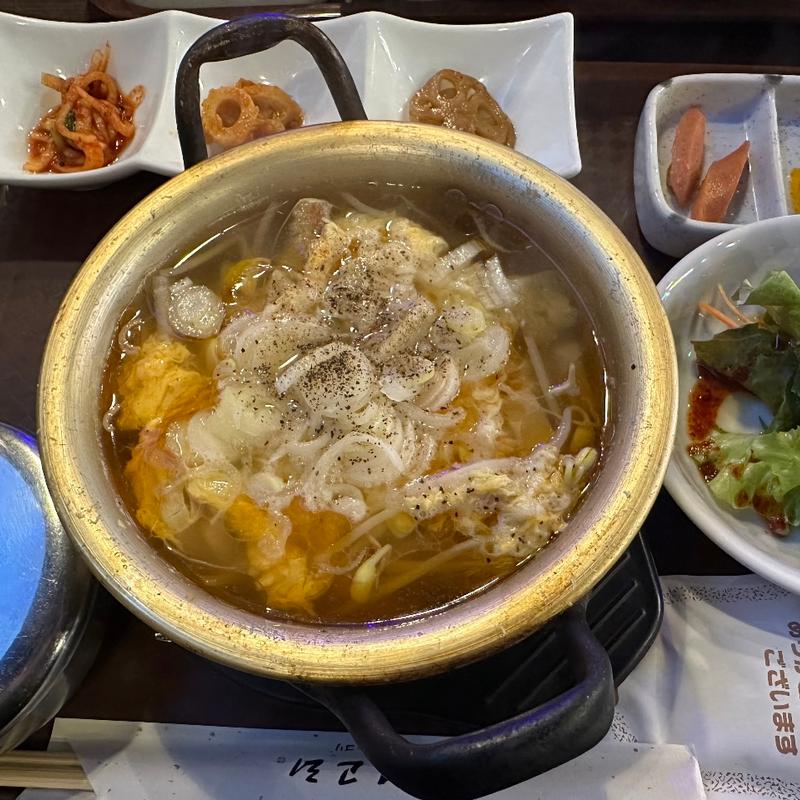 干しタラスープ定食(KOREAN DINING チョゴリ)