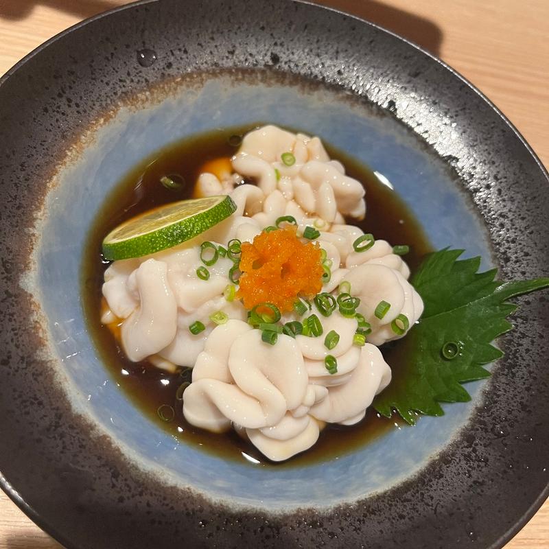 タラの白子ポン酢(海鮮処 函館山)