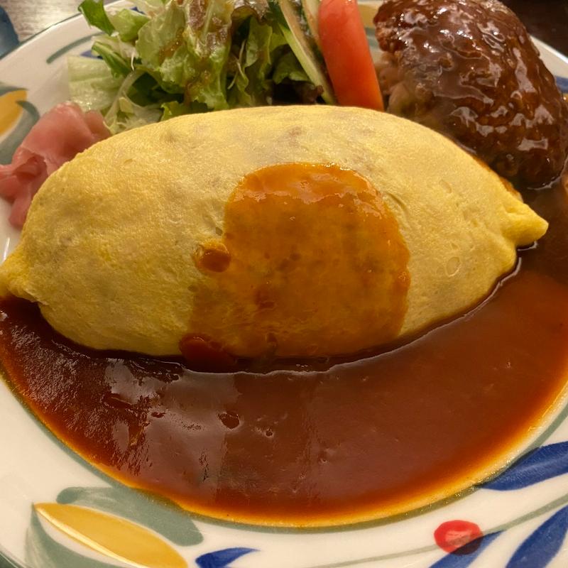 ハンバーグセット(北極星 北浜店)