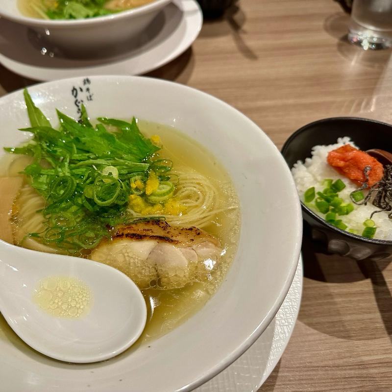 あっさり鶏そば(新宿ラーメン鶏そばかぐら屋)