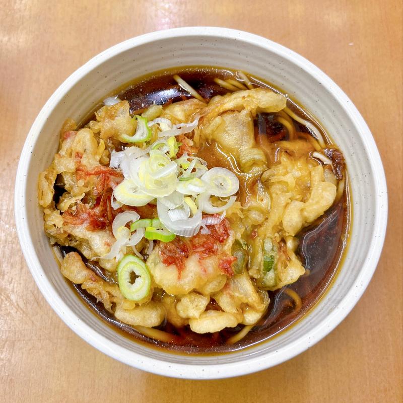 天ぷらそば(立喰生そば 長寿庵 )