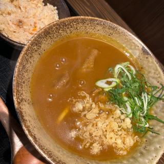 特製カレーうどん定食(肉)