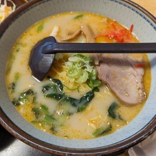 天丼セット（豚骨ラーメン）(さくま居食亭 )