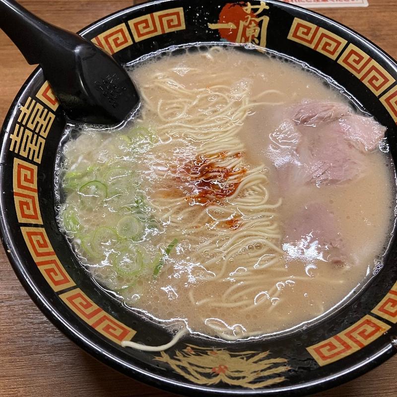 天然とんこつラーメン(一蘭 仙台駅前店)