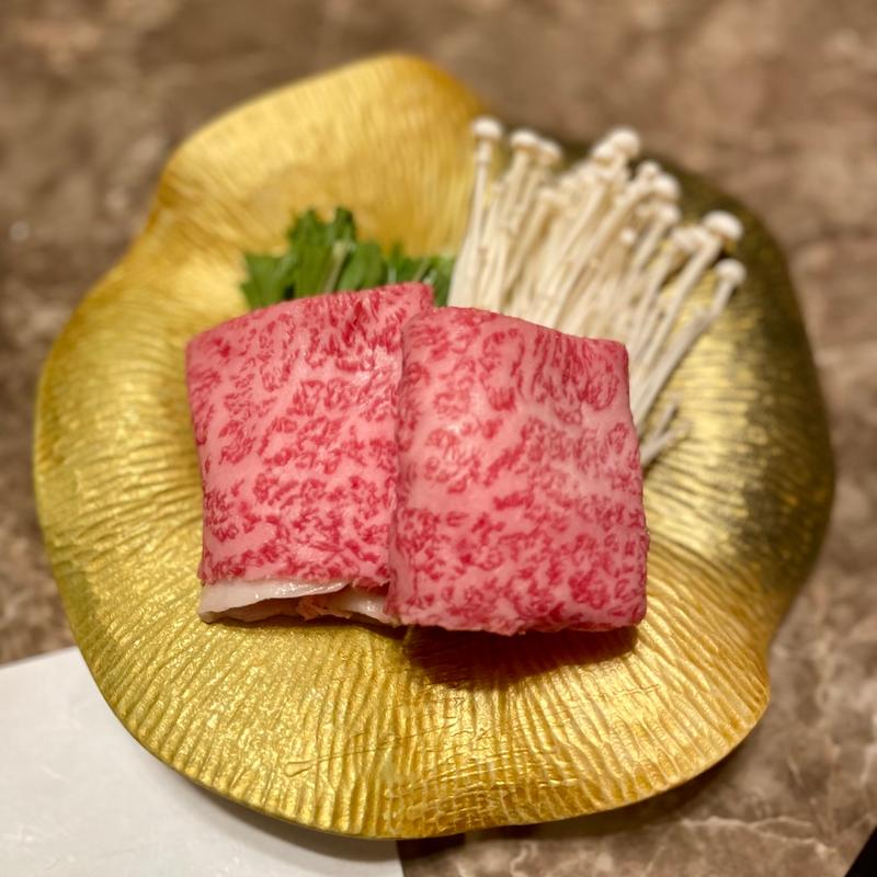 尾崎牛のしゃぶしゃぶ(旅館 神仙 )