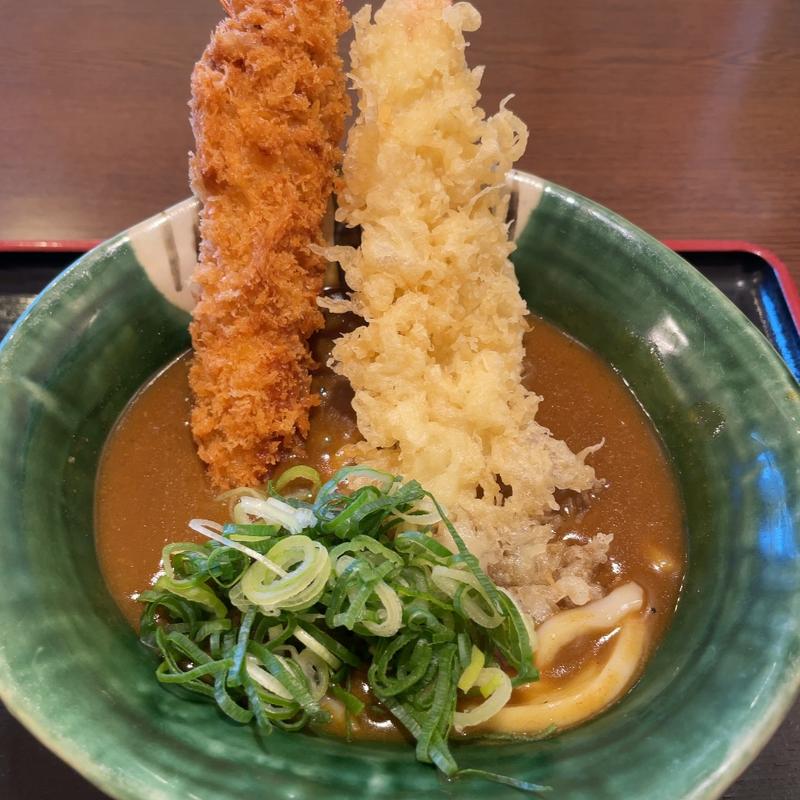 カレーうどん(みくりやうどん)