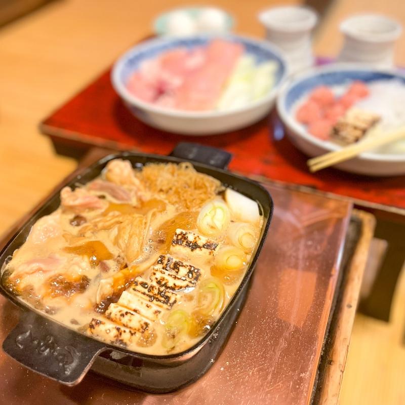 鳥すきやきコース(ぼたん)