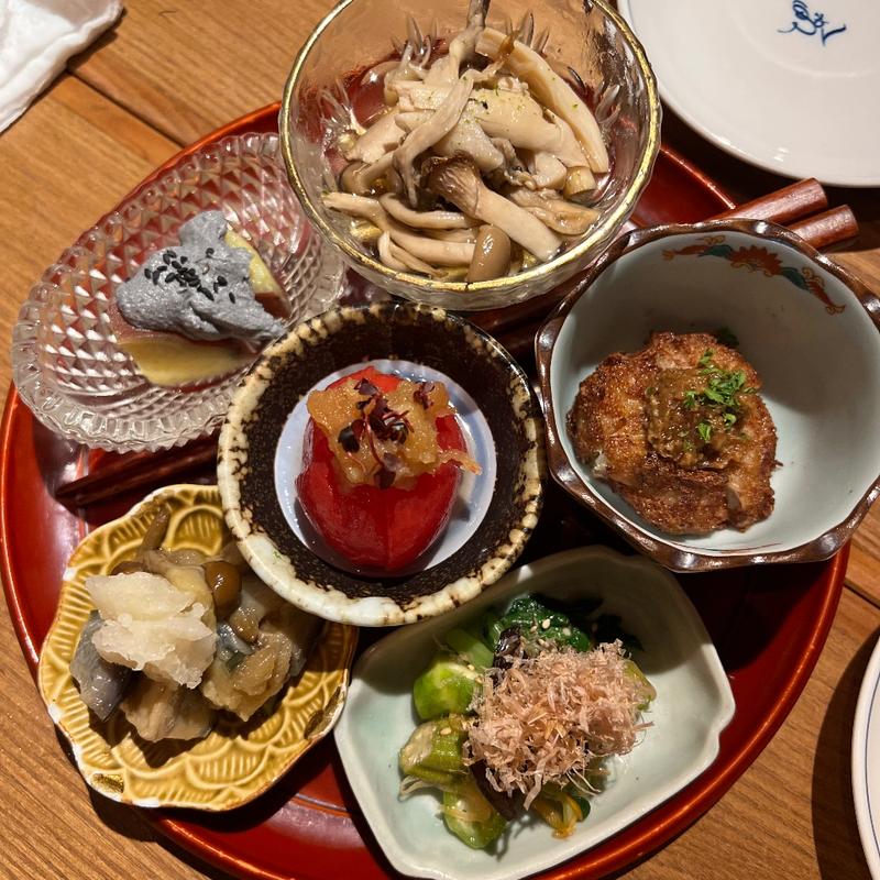 おばんざい 前菜6種盛り(びゃく)