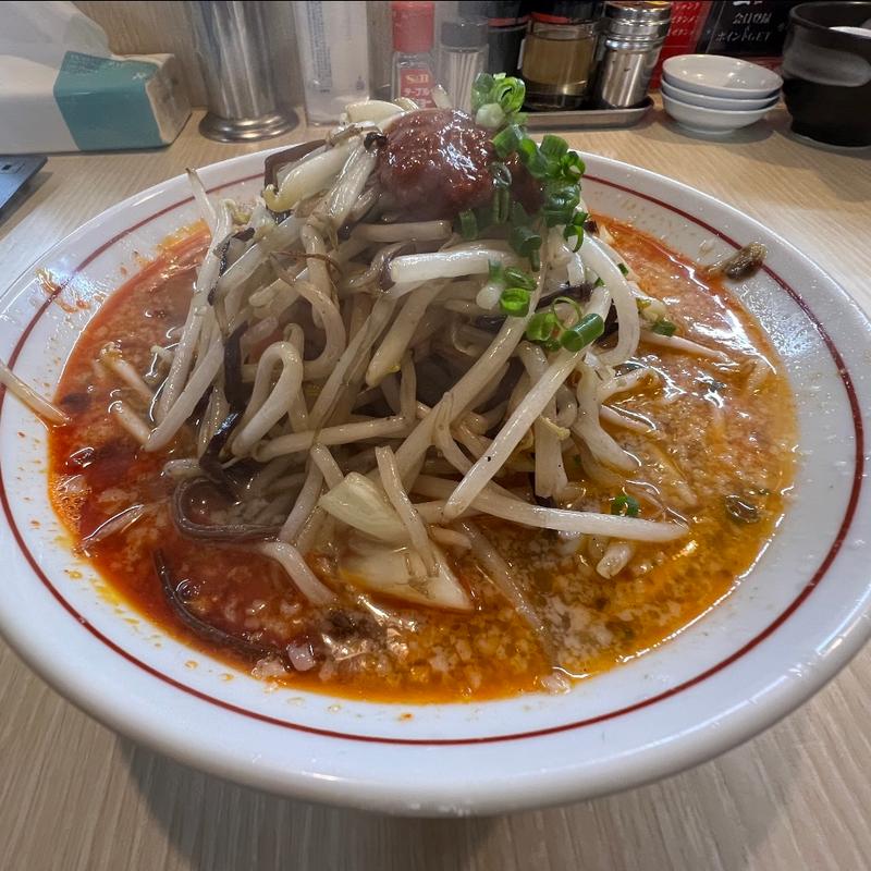 背脂辛タンメン(らーめん 流れ星)