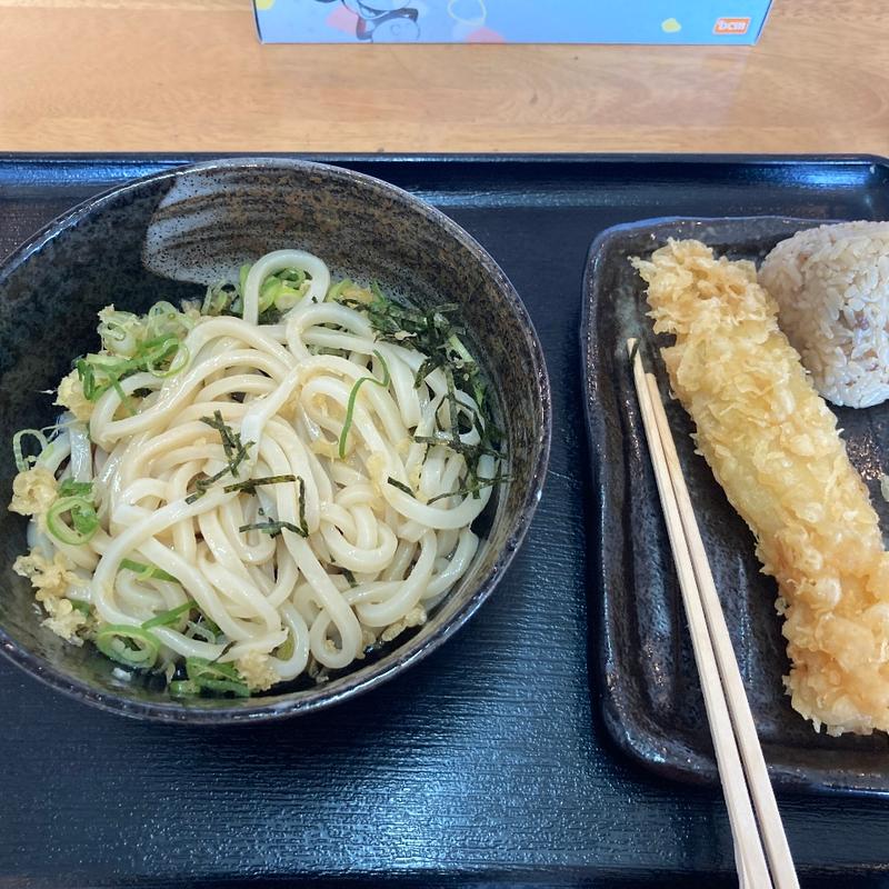 ぶっかけうどん(讃岐うどん とんがらし)
