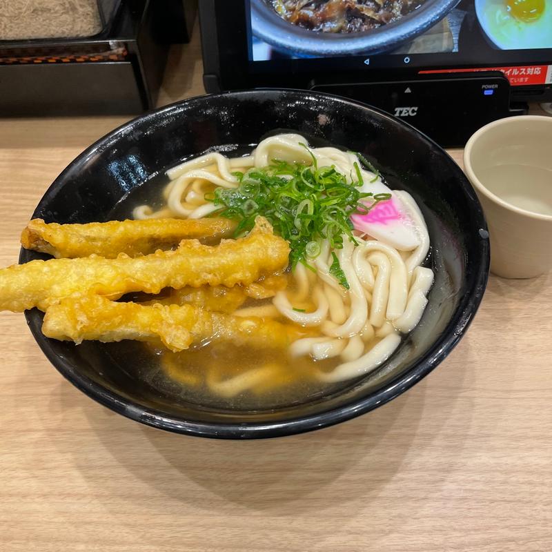 ごぼ天うどん(資さんうどん 魚町店)
