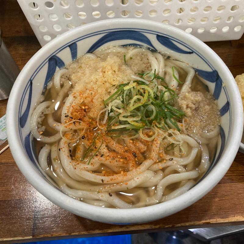 かけ（並）＋とり天2＋大穴子天(トウキョウライトブルーホンゴウスリー)