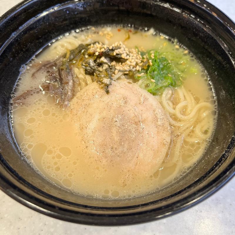 豚骨ラーメン(かっぱ寿司 新発田店)