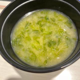 青さの味噌汁(魚べい アクロスプラザ長岡七日町店)