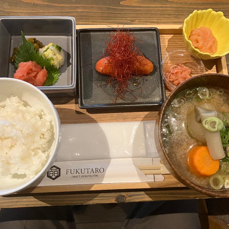 めんとん御膳(一汁三菜)((株)山口油屋福太郎 本社売店)