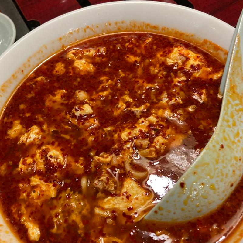 ニュータンタンメン大辛(元祖ニュータンタンメン本舗 仲の谷店)