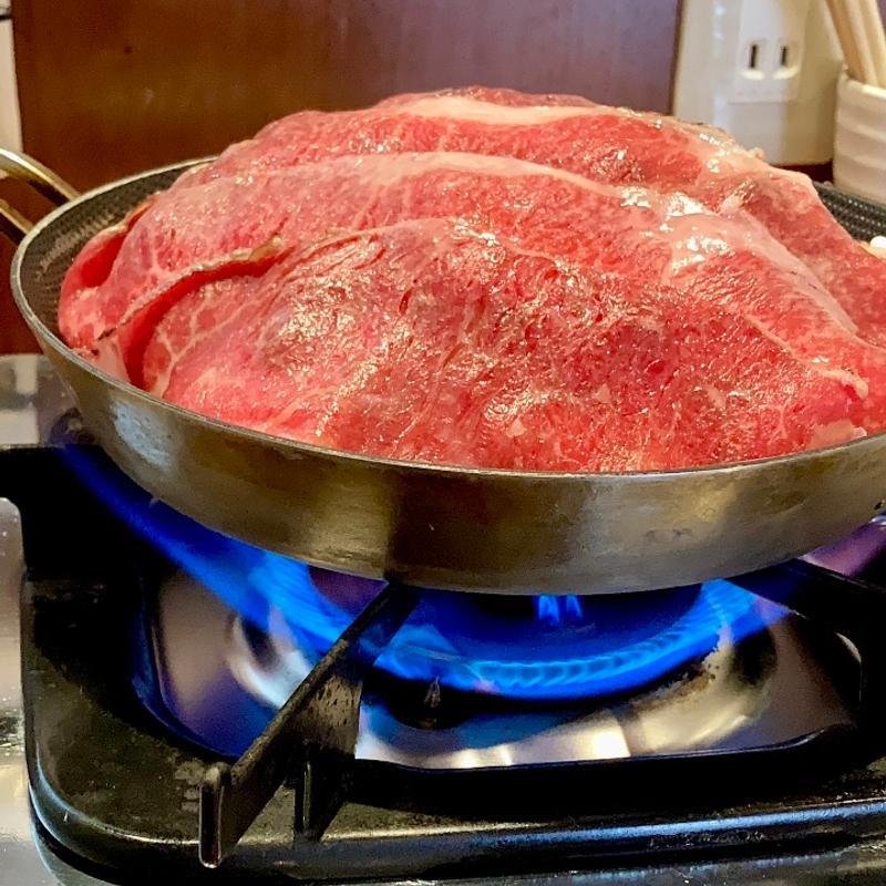 和牛鉄板すき焼き(天満の肉鍋 しゃぶしゃぶ 029番地)