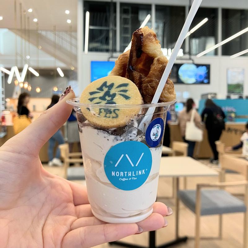 みな祭クロッフルソフト(NORTH LINK coffee & tea Kanagawa Univ.)